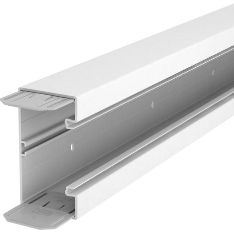 OBO Bettermann Geräteeinbaukanal halogenfrei mit Bodenlochung 70x130x2000 Polycarbonat/Acrylnitril-Butadien-Styr..., 2 Meter, 6114200