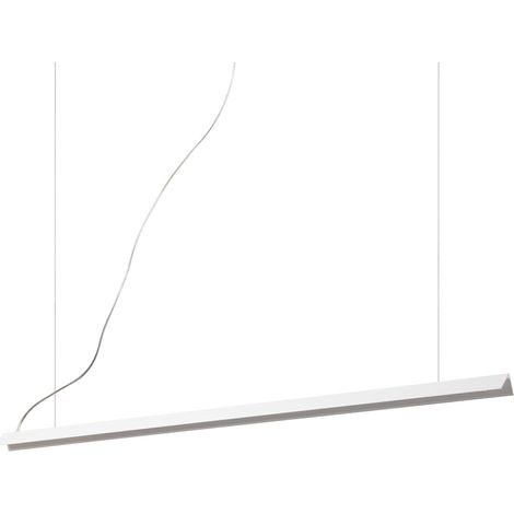 Sospensione Moderna V-Line Metallo Bianco Led 20W 3000K Luce Calda (1/2)