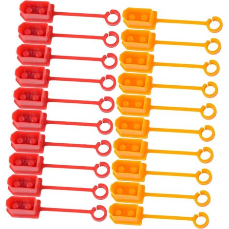 Capuchons De Protection en Plastique pour Connecteurs Lot de 20 Accessoires Rc Antipoussière Et Isolants Protection Les Courts-Circuits Et L'oxydation pour Batteries Lipo (1/5)