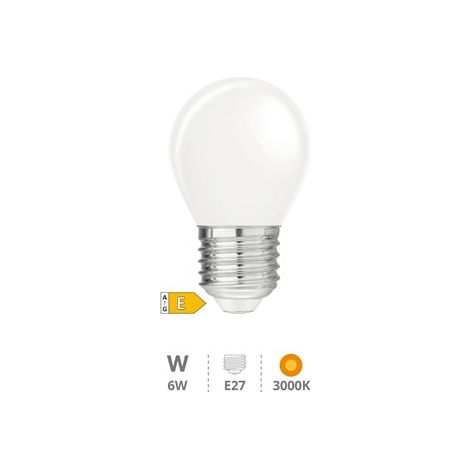 Bombilla de led de cristal 4W E27 6500K (1/4)