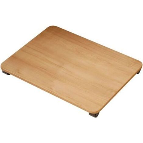 Support universel brun pour tour d'ordinateur, 35 x 30 x 6,2 cm, 1 pièce Étagère de rangement sur pied avec roulettes pour réglage en hauteur (1/5)