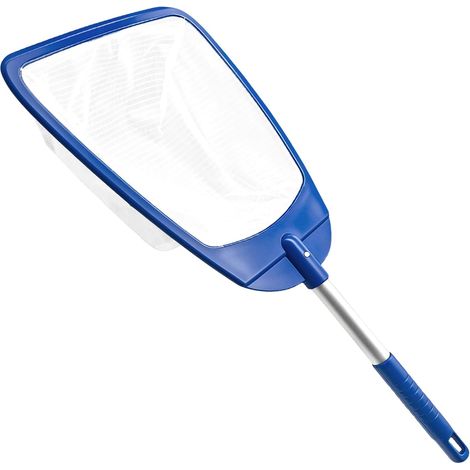Recogedor de piscina con mango, Recogedor de piscina, Malla ultrafina, Reforzar el marco. (1/5)