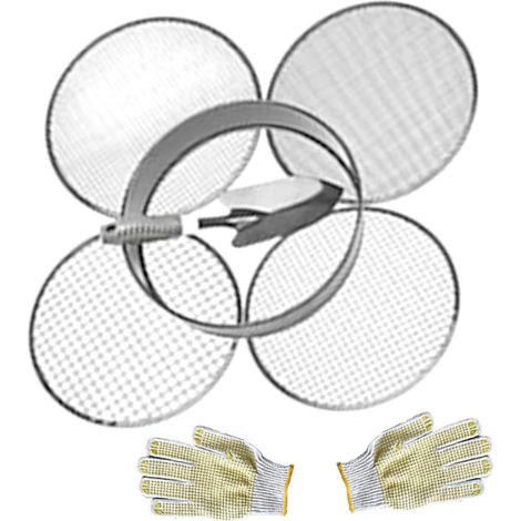 Tamis de jardinage portable pour compost - Grillage de sable - Outil de jardinage domestique - Filtre de sol de jardin (1/4)