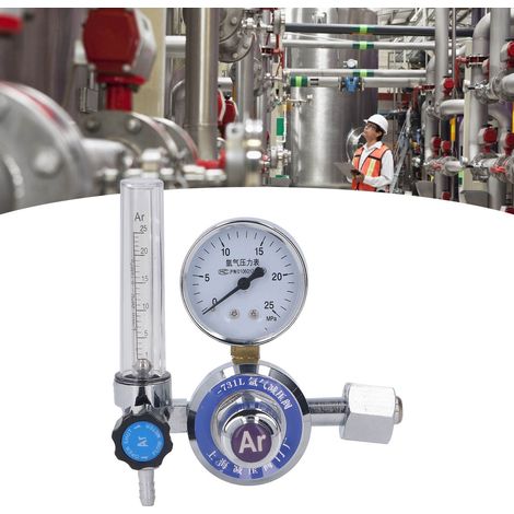 Régulateur de pression de gaz argon YQAR-731L, régulateur de pression à double débit pour soudage à l'arc argon (1/5)