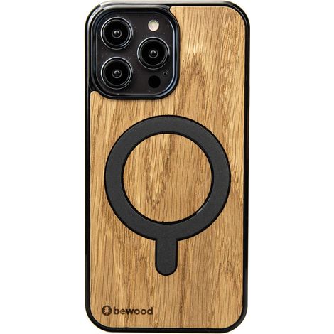 Custodia in legno Bewood per iPhone 15 Pro Max OAK con MagSafe (1/3)