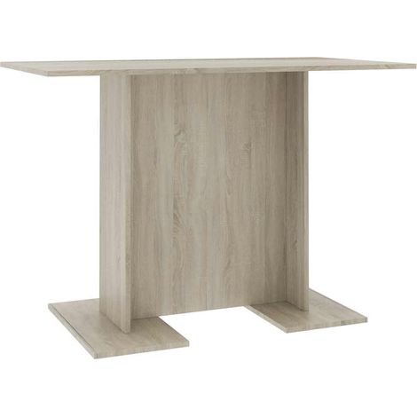 Maison Exclusive - Tavolo da Pranzo Rovere Sonoma 110x60x75cm in Legno Multistrato (1/5)