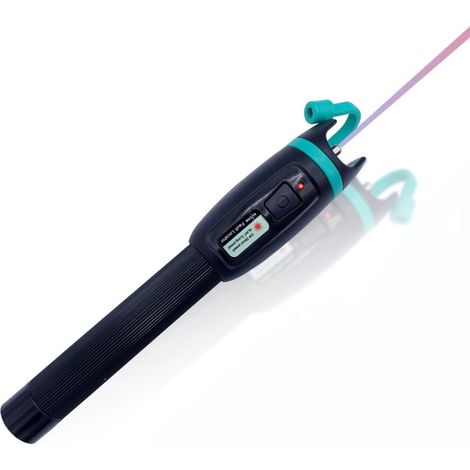 Elfcam VFL Glasfaser-Lasertester 50 mW – Bis 50 km Reichweite, inkl. SC-auf-LC-Adapter – Kompatibel mit SC / FC / ST / LC Steckern (1/5)