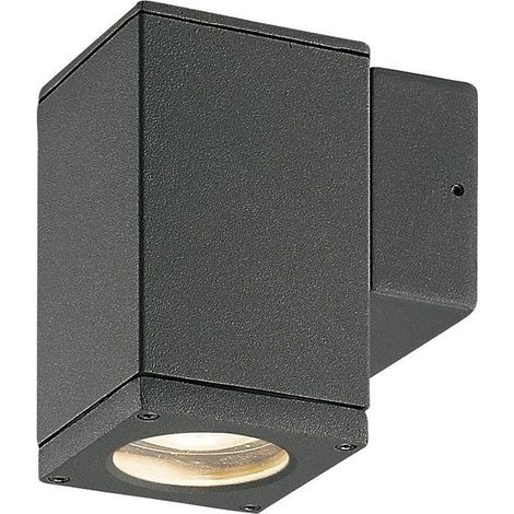Supporto a parete CUB Square IP54 GU10 4.50W Antracite (1/3)