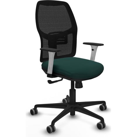Sedia da ufficio piqueras y crespo Alfera verde bottiglia pelle sintetica (1/2)