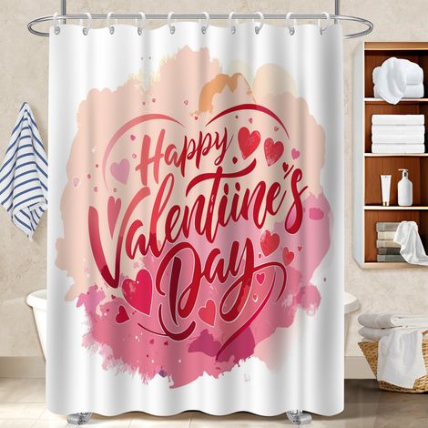 Rideau douche polyester 180x180 dessin bâche polyester douche pour se sentir en vacances chez soi (1/5)