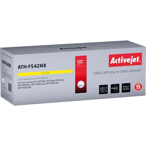 Toner Activejet ATH-F542NXper stampante hp 540 CF542X/ 2500 pagine/ Giallo [ATH-F542NX]