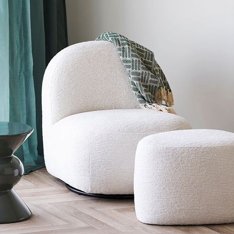 Fauteuil pivotant 360° Lounge MILO (1/5)