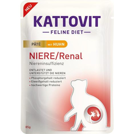 Kattovit Paté Renal 85g - Pollo 85g