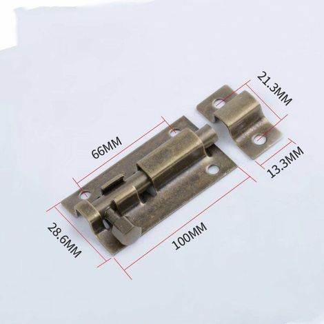 Serrure de porte à cylindre coulissant de 4 pouces, serrure de porte extérieure