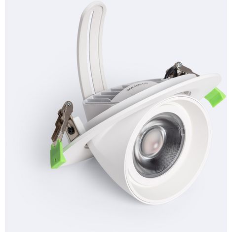 Downlight LED 38W Circolare Orientabile Chip OSRAM CCT Selezionabile 120 lm/W LIFUD Foro Ø 170 mm No Flicker Selezionabile (Caldo-Naturale-Freddo) (2700K - 4000K - 6500K) (1/5)