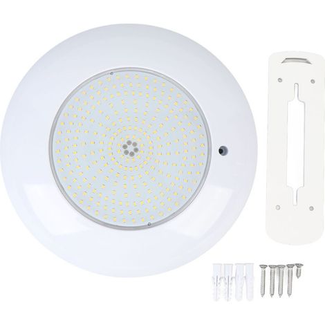 Éclairage de Piscine LED 18W pour Piscines Enterrées Lumière Sous-Marine AC 12V Filaire IP68 Résistant à l'Eau Lumière Chaude - KZQ
