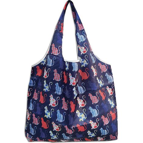un Sac Provisions Pliable Bleu Fonc, Un Sac Provisions Cologique, Un Sac Provisions Rutilisable, Un Mini Sac Provisions, Utilis Pour Le Stocka (1/5)