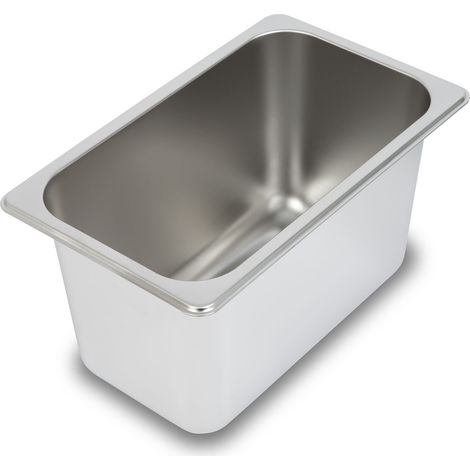 Contenitore Gastronorm GN 1/4 acciaio inox 150mm bagnomaria cucina professionale VERTES