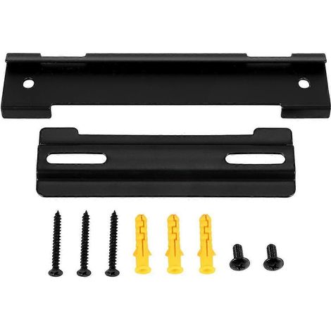 Kit de fixation murale -120 pour barre de son Solo 5, compatible Cinemate120, avec vis et chevilles, noir (1/5)