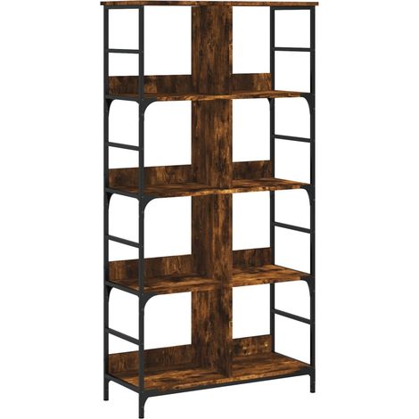 Maison Exclusive - Bücherregal Räuchereiche 78,5x33x153 cm Holzwe