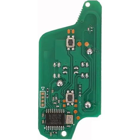 Carte de circuit imprimé pour télécommande 207 408 307 408 C2 C3 C4 2 boutons ASK CE0523 ID46 (1/5)