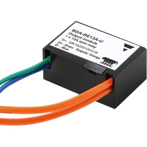 CARLO GAVAZZI BDA-RE13A-U Smart Dupline decentralized relay module 13A. Powered by the Dupline network
