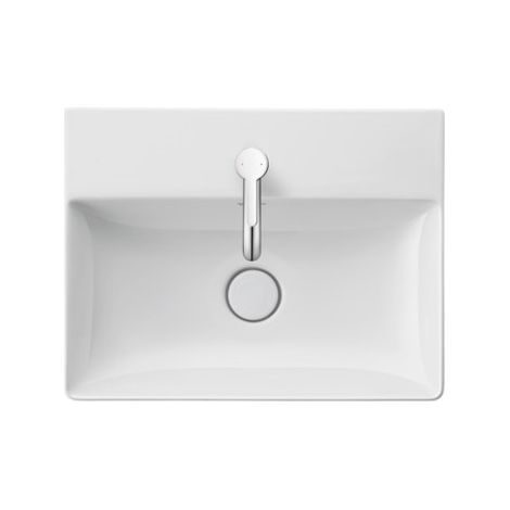 Duravit DuraSquare lavabo Compact, 50x40cm, sans percement pour (1/4)