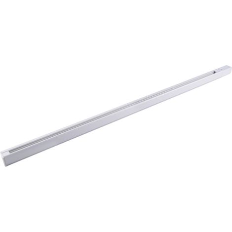 Rail triphasé 1 m blanc pour spots plafond Polux 327888 (1/2)
