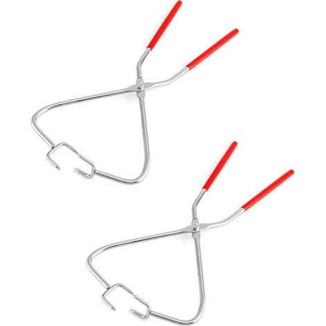 Pinces à tremper pour sculpture, lot de 2 pinces en acier inoxydable pour sculpture sur argile, outils de glaçage, pinces pour (1/5)