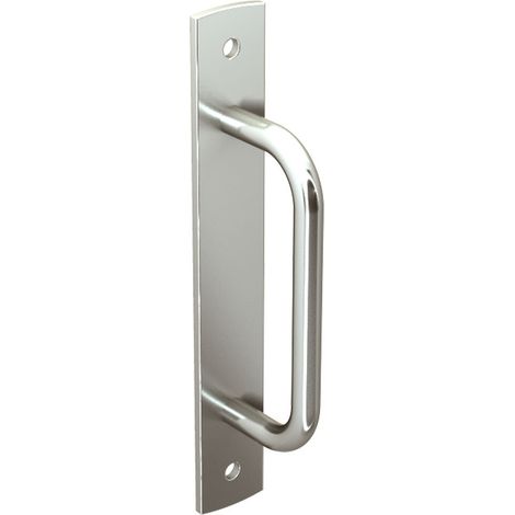 Slid'Up By Mantion – Poignée de porte d'intérieur en acier zingué – 2 points de fixation – Dimensions 265x40x40mm – Pour montage sur platine (1/3)