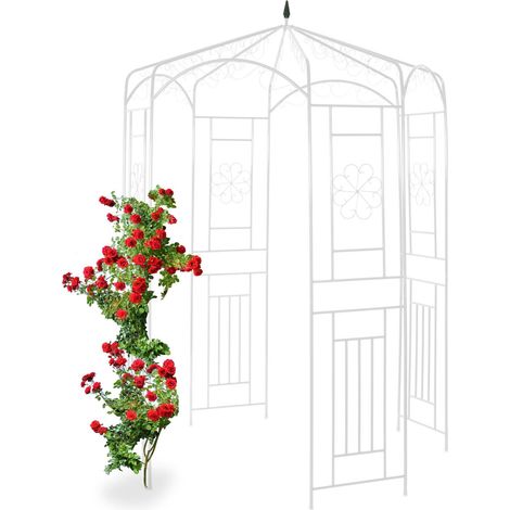 Rosa pavillon aus metall 8830