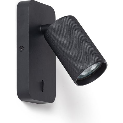 Wandleuchte Aluminium Breixo Schwarz (1/5)