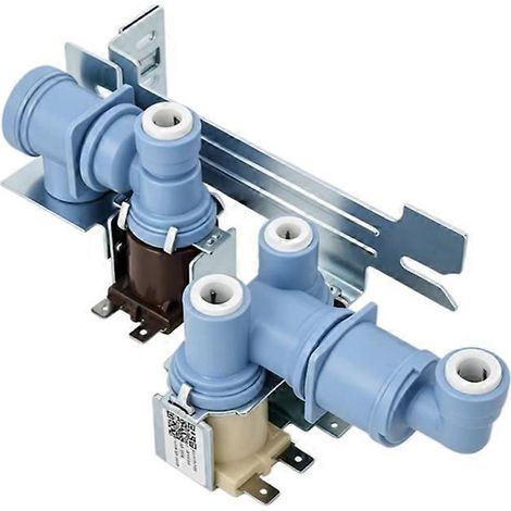 Électrovanne d'arrivée d'eau de remplacement 242252702 120V à triple solénoïde pour machine à glaçons et distributeur de réfrigérateur( ) (1/4)