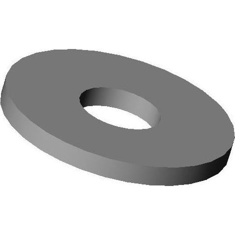 - Pour vis M5 : Rondelle plastique large pour vis diam. M5