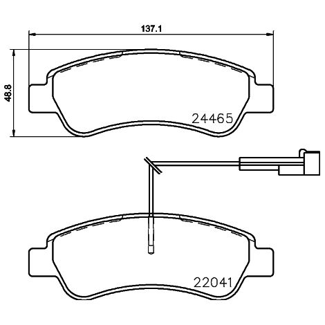 BR P 61 125 Brembo Bremsbeläge hinten