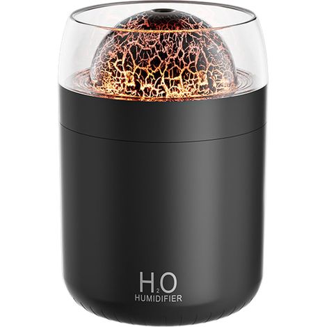 Humidificateur Brume Froide Silencieux 500 ml, Grand Réservoir, Lumière LED 7 Couleurs, Diffuseur d'Aromathérapie USB, pour Chambre et Bureau (1/4)