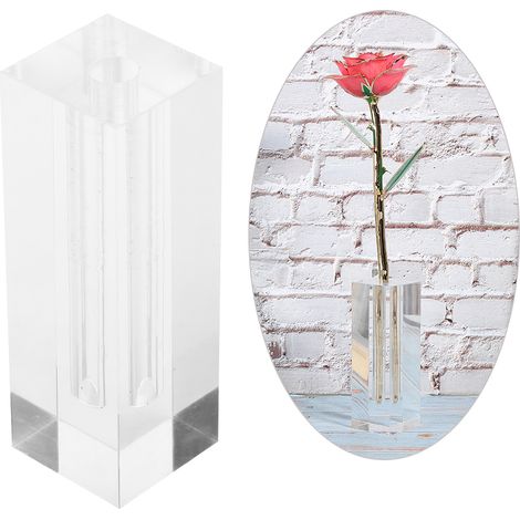 Base de rosace rectangulaire transparente