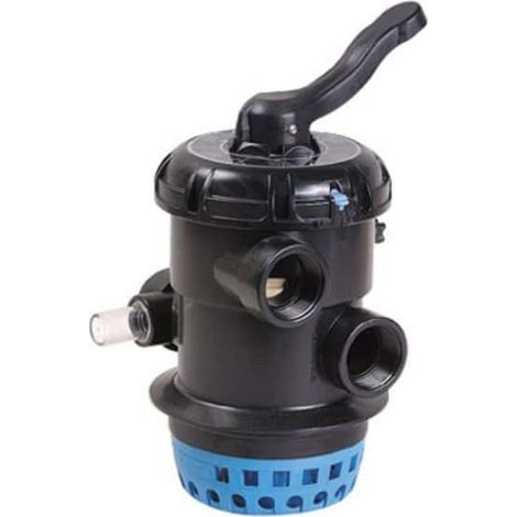 BWT – Vanne top pour filtre piscine Magic et Naja 1''1/2 – Sortie taraudée – Vanne 6 voies avec joint et collier de serrage inclus
