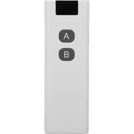 433 MHz 2-button wireless remote control for gates, garage doors and lighting – Long range up to 100 m (1/3)