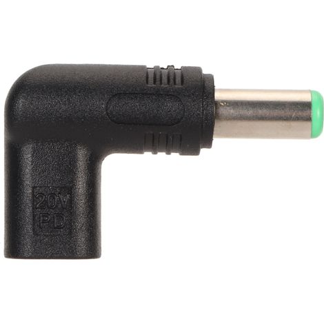 Adaptateur femelle Type C vers mâle DC 6,3x3,0mm 18,5-20V 100W PD charge rapide pour ordinateur portable (1/5)