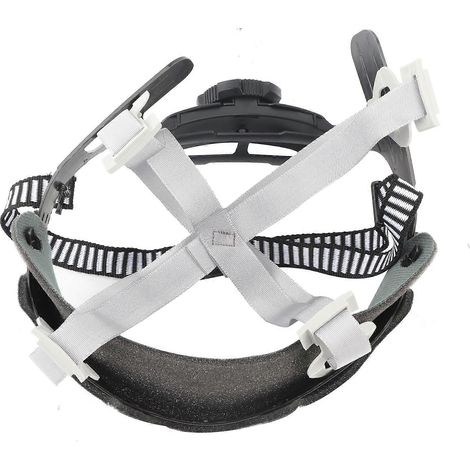 Casque de protection à suspension à cliquet réglable, compatible avec tous les casques ABS et PE, coque intérieure ajustable, sécurité optimale pour chantier. (1/5)