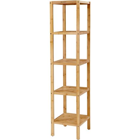 Boho-Badezimmerregal aus Bambus, 146 cm (1/5)
