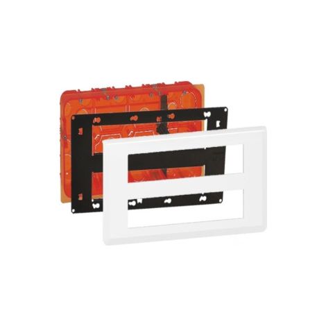 Legrand - Mosaic - Kit poste de travail - 2 x 10 modules - Blanc (1/5)