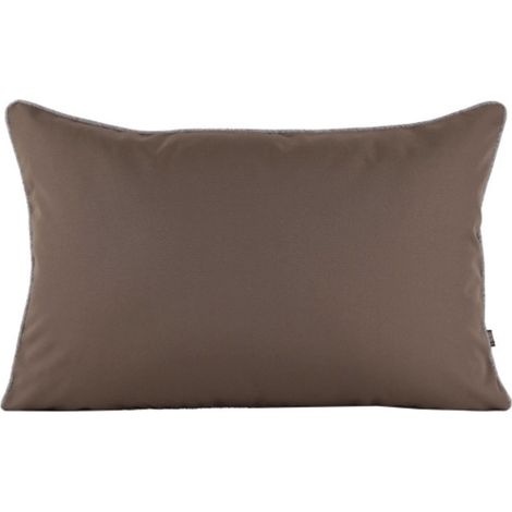 Coussin rectangle uni extérieur Taupe 40x60 cm (1/2)