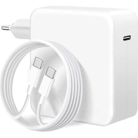 Chargeur 96 W - Pour MacBook Air 13 Pouces - Pour MacBook Air 15 Pouces - Pour MacBook Pro 12 13 14 Pouces - Pour iPad Pro - 1 Pièce (1/5)