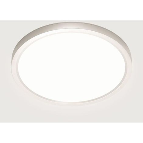 RHG Plafonnier LED, Luminaire Plafonnier 28W 4500K, Lampe de Plafond LED Moderne Salle Blanc Neutre, Imperméable IP44, 22CM, Applicable à Salle de Bain, Chambre, Cuisine, Salon, Balcon, Couloir [Class (1/4)