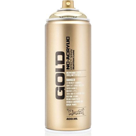 Peinture en bombe - MONTANA - GOLD - Multicolore - Finition soyeuse - Résistante à la lumière