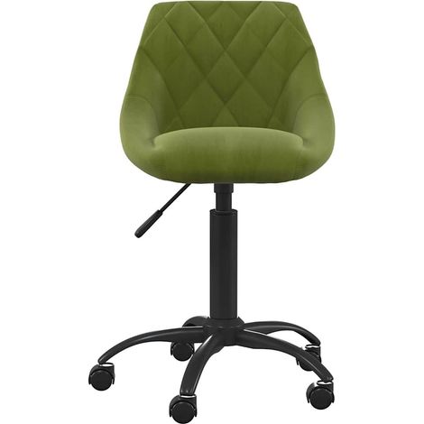 Maison Exclusive - Bürostuhl Hellgrün Samt (1/5)