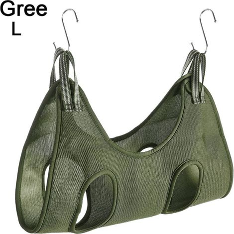 Hamac de toilettage pour animaux, sac de transport pour chat VERT vert L (1/5)