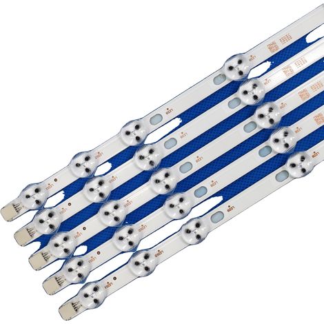 Bandeau LED, Longueur de 575 mm, 11 LEDs, Tension de 3V par Ampoule, Surface en Ruban Adhésif, Compatible avec Divers Modèles de Téléviseurs de 32 Pouces (1/5)